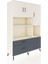 Hyperion Dolap 8 Raflı 5 Çekmeceli 3 Kapaklı 132X44X195 Aytaşı-Aytaşı/antrasit 2
