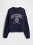 Kadın Lacivert Vintagesoft Gap Logo Wedge Sweatshirt 2