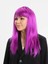 Fuşya Renk Peruk 3