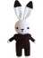 Acı Kahve Miniş Tavşan Uyku Arkadaşı Amigurumi Organik Oyuncak 1
