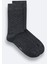 Erkek Antrasit Desenli Bambu Soket Çorap A52Y8502 2