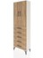 Arges Dolap 3 Raflı 5 Çekmeceli 2 Kapaklı 60X30X182 Aytaşı-Çam 3