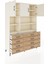 Hyperion Dolap 8 Raflı 8 Çekmeceli 3 Kapaklı 132X44X195 Aytaşı-Aytaşı/çam 5