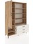 Hyperion Dolap 9 Raflı 3 Çekmeceli Tek Kapaklı 132X44X195 Çam-Çam/aytaşı 5