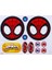 Spıderman Kablolu Kulaklık Çocuk Kulaklığı Lisanslı Hediye Stıckerlı MV-6513-SAF 3