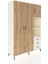 Hyperion Dolap 5 Raflı 3 Çekmeceli Tek Askılı 132X44X195 Aytaşı-Çam/aytaşı 2