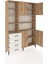 Arges Dolap 9 Raflı 4 Çekmeceli 4 Kapaklı 132X30X195 Çam-Çam/aytaşı 5