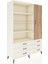Hyperion Dolap 8 Raflı 6 Çekmeceli Tek Kapaklı 132X44X195 Aytaşı-Çam/aytaşı 2