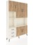 Arges Dolap 9 Raflı 3 Çekmeceli 5 Kapaklı 132X30X195 Aytaşı-Çam/aytaşı 2