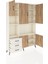 Arges Dolap 9 Raflı 3 Çekmeceli 5 Kapaklı 132X30X195 Aytaşı-Çam/aytaşı 5