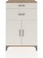Hyperion Dolap Tek Raflı 2 Çekmeceli 2 Kapaklı 88X44X134 Çam-Aytaşı 1