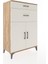 Hyperion Dolap Tek Raflı 2 Çekmeceli 2 Kapaklı 88X44X134 Çam-Aytaşı 2