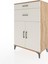 Hyperion Dolap Tek Raflı 2 Çekmeceli 2 Kapaklı 88X44X134 Çam-Aytaşı 3