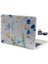 MacBook Air 13 Inç Kılıf - A1932, A2179, A2337 M1 Uyumlu Sert Kapak - Çiçek Desenli Hard Shell Koruma - Ince & Dayanıklı Laptop Cover Sarı 1