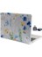 MacBook Air 13 Inç Kılıf - A1932, A2179, A2337 M1 Uyumlu Sert Kapak - Çiçek Desenli Hard Shell Koruma - Ince & Dayanıklı Laptop Cover Sarı 3