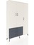 Arges Dolap 6 Raflı 3 Çekmeceli Tek Askılı 132X30X195 Aytaşı-Aytaşı/antrasit 2