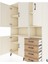 Hyperion Dolap 7 Raflı 4 Çekmeceli 5 Kapaklı 132X44X195 Aytaşı-Aytaşı/çam 4