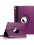 iPad Air 11 2024 Için Kılıf (A2902-A2903) 360 Rotating Stand Deri Mor [ipad Air 11 2024 ile Uyumlu Kılıf - Mor] 1