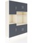 Hyperion Dolap 9 Raflı 6 Kapaklı 132X44X195 Aytaşı-Antrasit/aytaşı 2