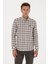 Erkek Vizon Gömlek Desenli 50308532-VR052 1