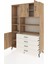 Hyperion Dolap 8 Raflı 4 Çekmeceli 3 Kapaklı 132X44X195 Çam-Çam/aytaşı 3