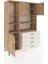 Hyperion Dolap 8 Raflı 4 Çekmeceli 3 Kapaklı 132X44X195 Çam-Çam/aytaşı 5