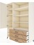 Kronos Dolap 9 Raflı 3 Çekmeceli Tek Kapaklı 132X59X195 Aytaşı-Aytaşı/çam 4