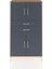 Arges Dolap 3 Raflı 2 Çekmeceli 4 Kapaklı 88X30X163 Çam-Antrasit 1