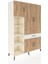 Hyperion Dolap 8 Raflı Tek Çekmeceli 5 Kapaklı 132X44X195 Aytaşı-Çam/aytaşı 2