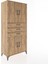 Hyperion Dolap 3 Raflı 3 Çekmeceli 4 Kapaklı 88X44X195 Çam-Çam 2