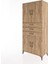 Hyperion Dolap 3 Raflı 3 Çekmeceli 4 Kapaklı 88X44X195 Çam-Çam 3