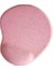 Oval Bilek Destekli Kum Desen Tip Kaymaz Taban Optik Bilgisayar Mouse Pad Maus Pad 17,5X21,5CM (Pembe) 1