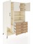 Kronos Dolap 7 Raflı 4 Çekmeceli 3 Kapaklı 132X59X195 Aytaşı-Aytaşı/çam 5