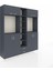 Hyperion Dolap 14 Raflı 2 Çekmeceli 2 Askılı 220X44X243 Antrasit-Antrasit/antrasit 2