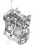 KOMPLE MOTOR RENAULT MEGANE 4 2016 1.5DCI K9K 656 INDEX 8201719382 1