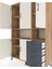 Hyperion Dolap 7 Raflı 4 Çekmeceli 5 Kapaklı 132X44X195 Çam-Aytaşı/antrasit 4