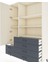 Hyperion Dolap 7 Raflı 6 Çekmeceli Tek Kapaklı 132X44X195 Aytaşı-Aytaşı/antrasit 4