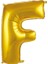 F- Harfi Folyo Balon Gold Rengi 76 cm 1