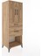Hyperion Dolap 3 Raflı 2 Çekmeceli 2 Kapaklı 60X44X163 Çam-Çam 2