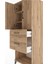 Hyperion Dolap 3 Raflı 2 Çekmeceli 2 Kapaklı 60X44X163 Çam-Çam 5