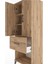 Hyperion Dolap 3 Raflı Tek Çekmeceli 2 Kapaklı 60X44X163 Çam-Çam 5
