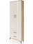 Arges Dolap 4 Raflı 2 Çekmeceli 2 Kapaklı 88X30X243 Çam-Aytaşı 3