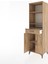 Hyperion Dolap 4 Raflı Tek Çekmeceli 2 Kapaklı 60X44X195 Çam-Çam 4