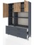 Hyperion Dolap 8 Raflı 5 Çekmeceli 3 Kapaklı 132X44X195 Antrasit-Çam/antrasit 3