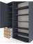 Hyperion Dolap 9 Raflı 3 Çekmeceli 3 Kapaklı 132X44X195 Antrasit-Antrasit/çam 4