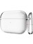 Airpods Pro 3. Nesil Uyumlu Şeffaf Kılıf Sararmayan Sert Pc Parlak Kapak Hoparlör Mikrofon Delikli 1