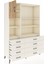 Hyperion Dolap 7 Raflı 8 Çekmeceli Tek Kapaklı 132X44X195 Aytaşı-Çam/aytaşı 5