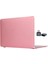 MacBook Air 13.6 Inç M2 M3 M4 Uyumlu Kılıf, Mat Flu Sert Kapak, Ince Hafif Darbe Önleyici Koruma, Şeffaf & Renk Seçenekli Hardcase Açık Pembe 1