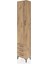 Arges Dolap 4 Raflı 3 Çekmeceli Tek Kapaklı 44X30X221 Çam-Çam 3