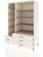 Kronos Dolap 9 Raflı 4 Çekmeceli 132X59X195 Aytaşı-Çam/aytaşı 3